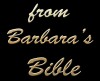 from Barbara's Bible
